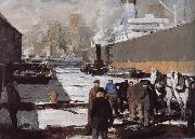 George Wesley Bellows Docker oil